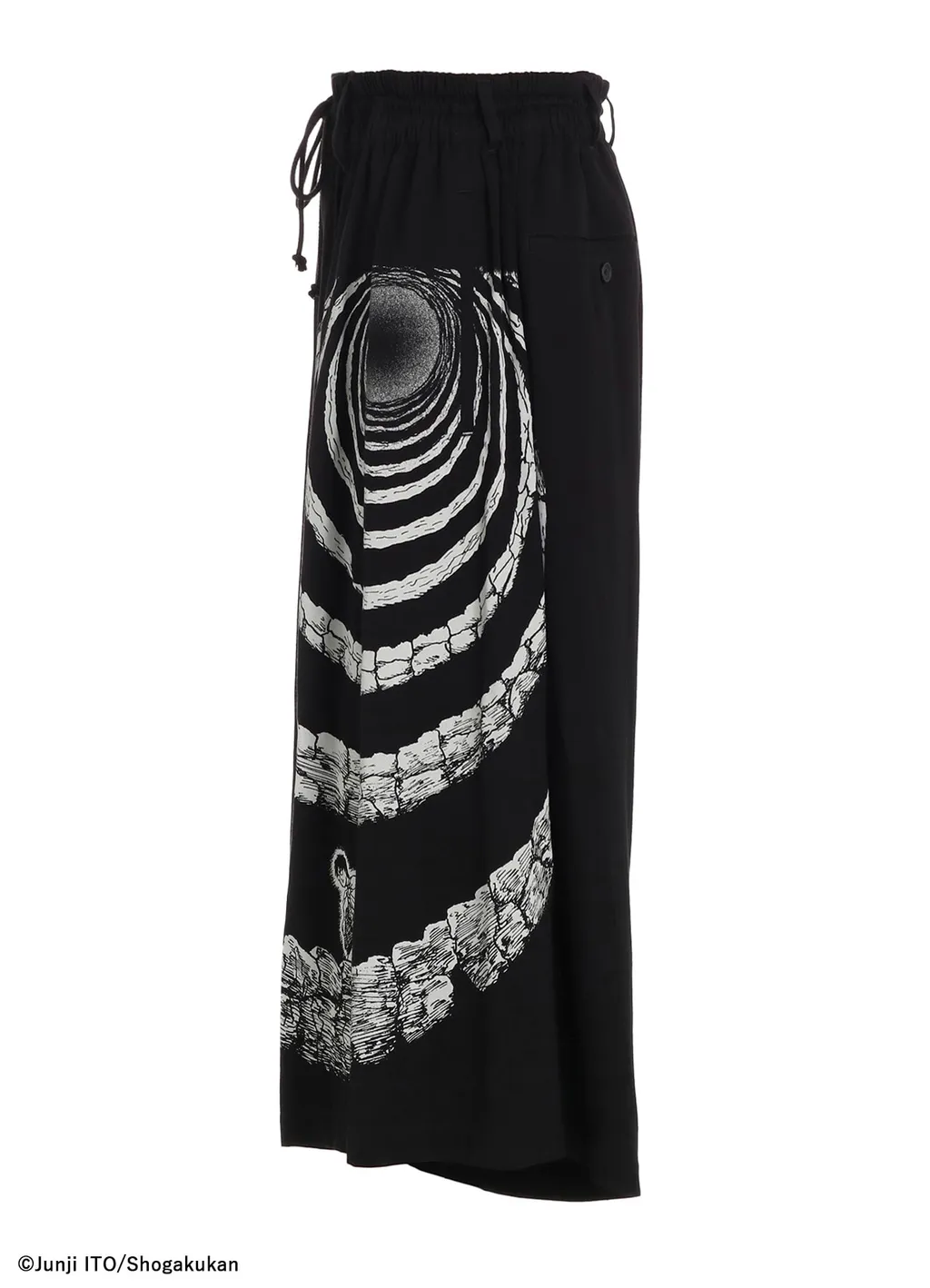 S'yte × Junji Ito -Uzumaki- The Spiral Printed Culotte Pants