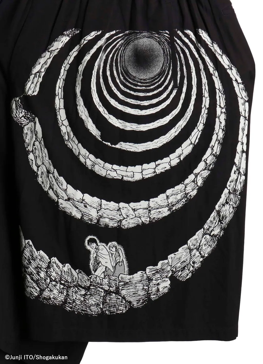 S'yte × Junji Ito -Uzumaki- The Spiral Printed Culotte Pants
