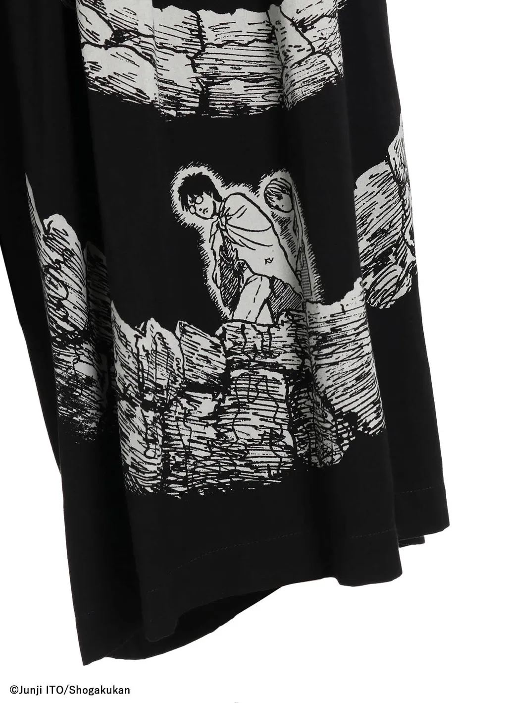S'yte × Junji Ito -Uzumaki- The Spiral Printed Culotte Pants