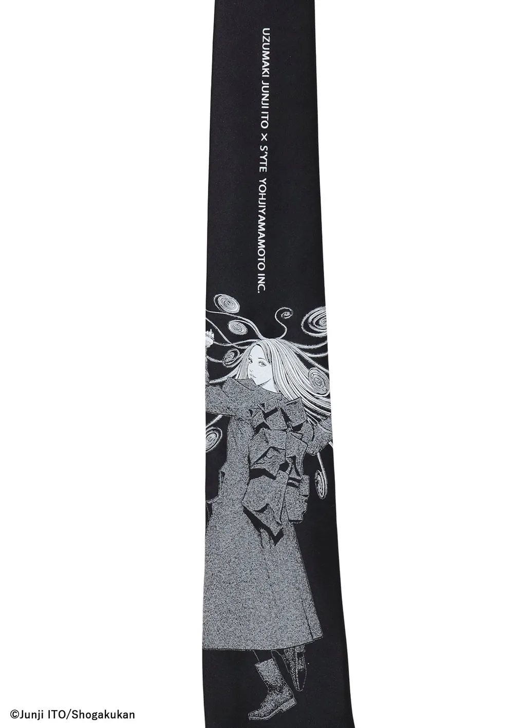 S'yte × Junji Ito -Uzumaki- Kirie Wearing Yohji Yamamoto Silk Tie