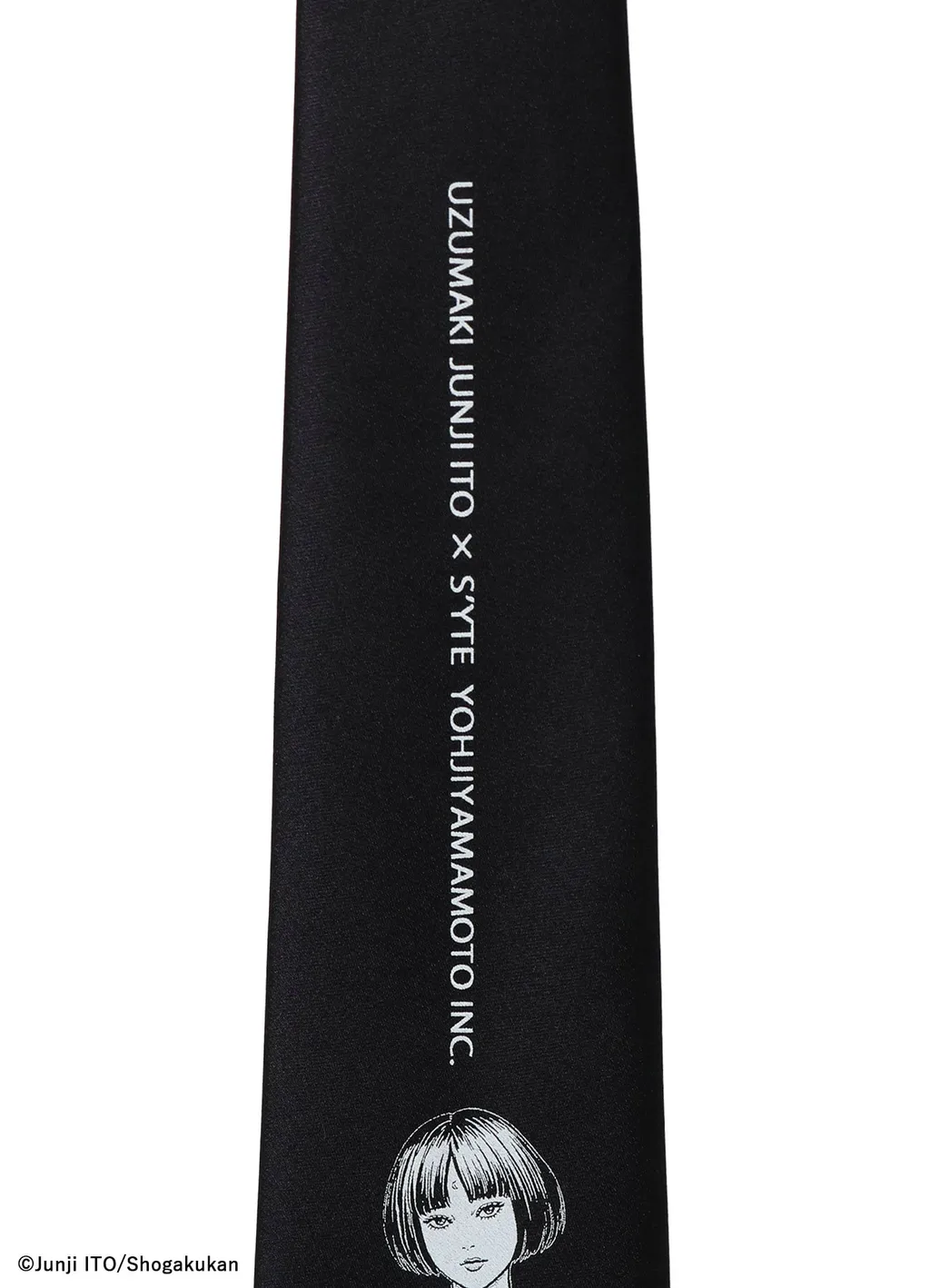 S'yte × Junji Ito -Uzumaki- Azami Wearing Yohji Yamamoto Silk Tie