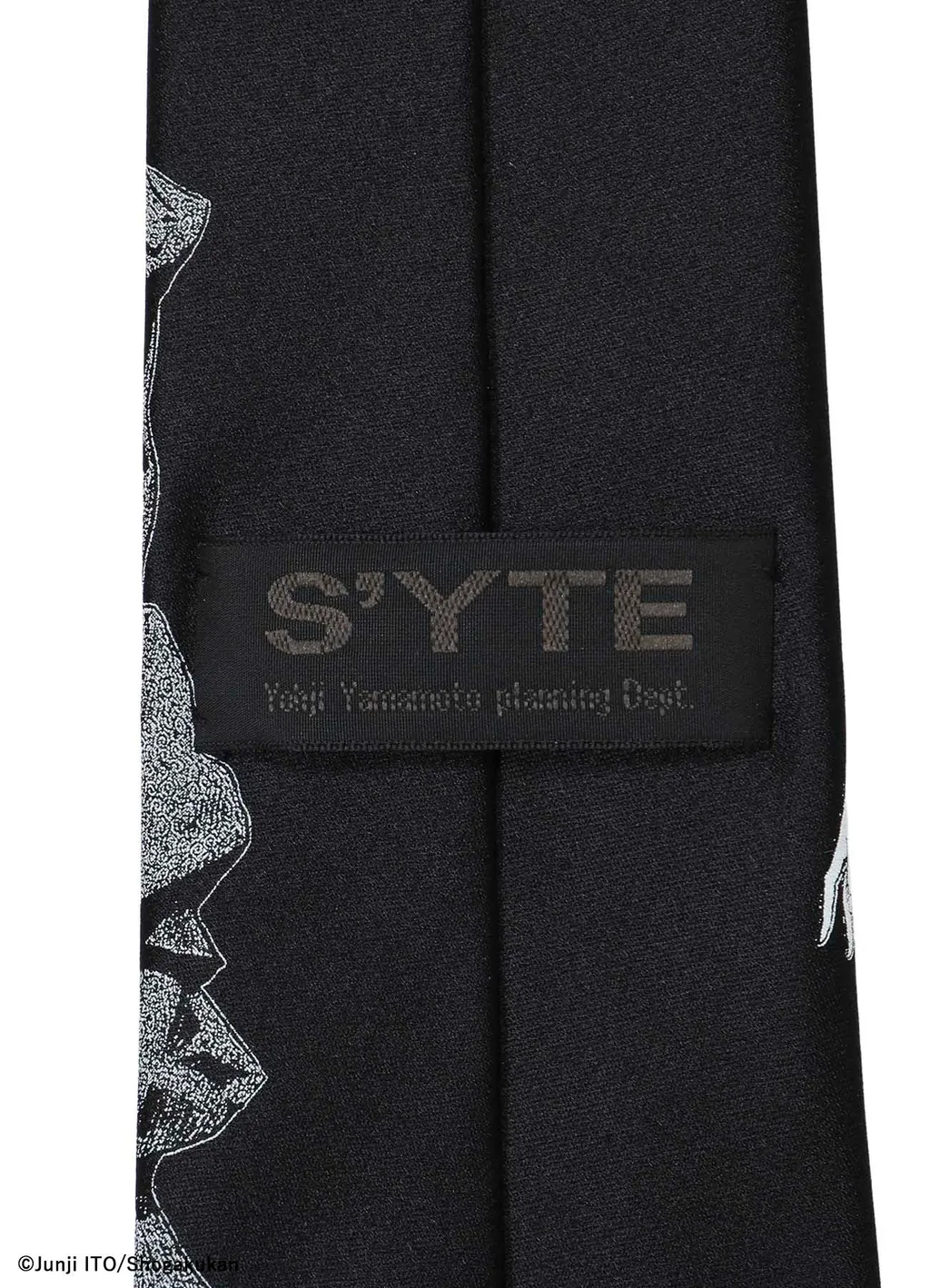 S'yte × Junji Ito -Uzumaki- Azami Wearing Yohji Yamamoto Silk Tie