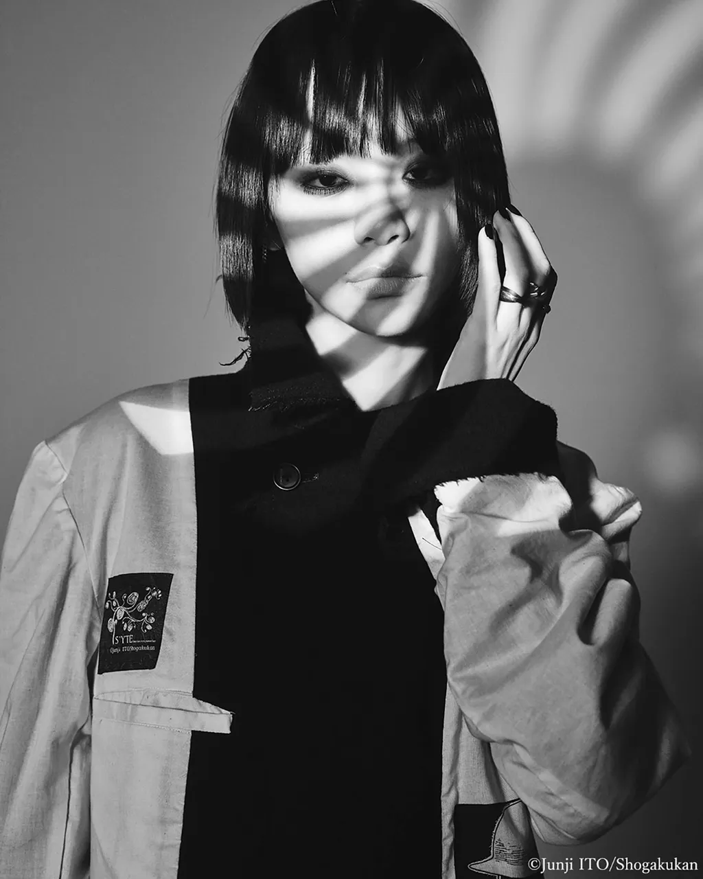 S'yte × Junji Ito -Uzumaki- Kirie And Azami Printed Reversible Jacket