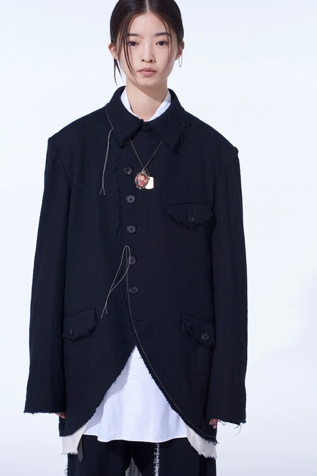 S'yte × Junji Ito -Uzumaki- Kirie And Azami Printed Reversible Jacket