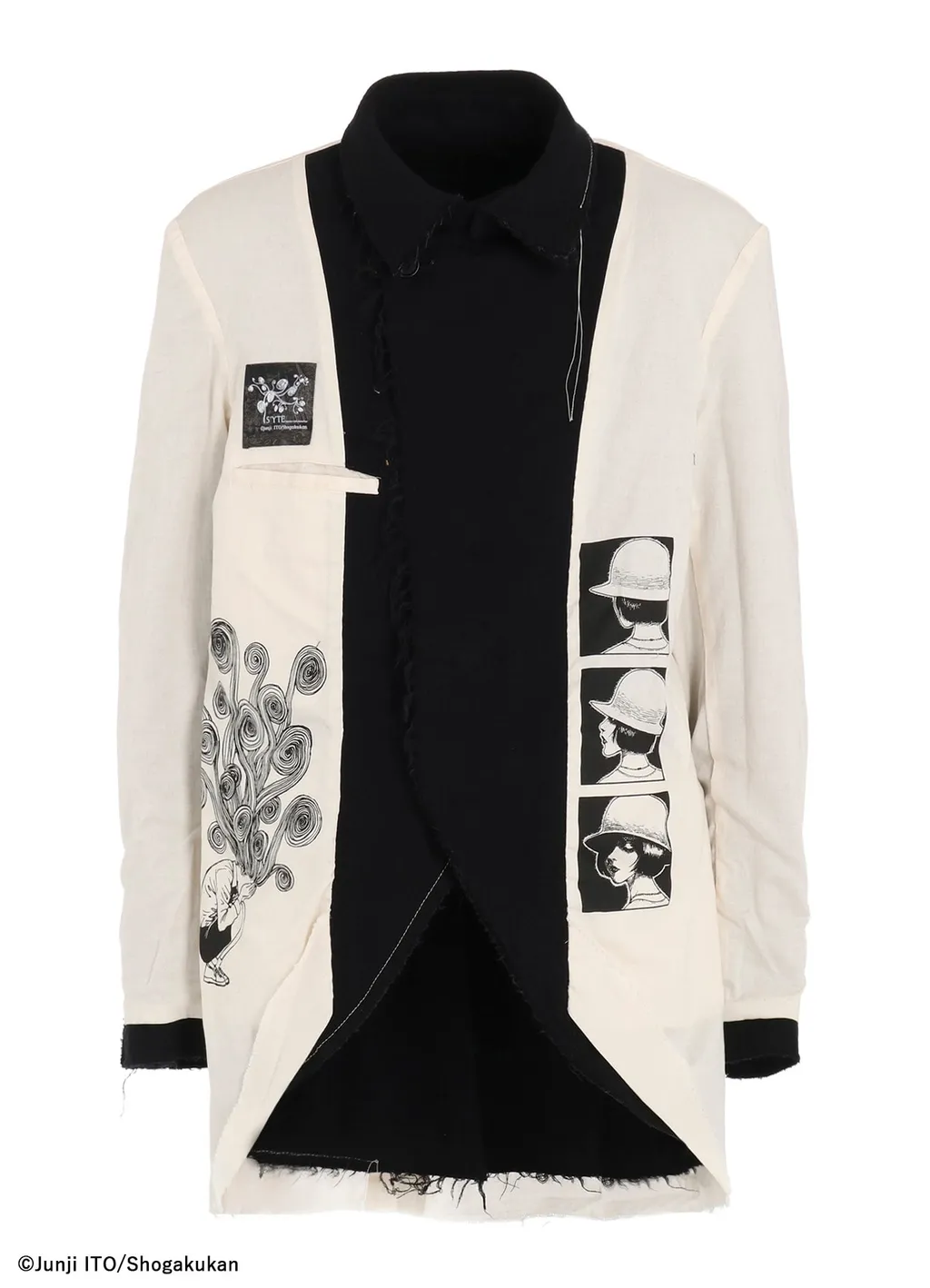S'yte × Junji Ito -Uzumaki- Kirie And Azami Printed Reversible Jacket