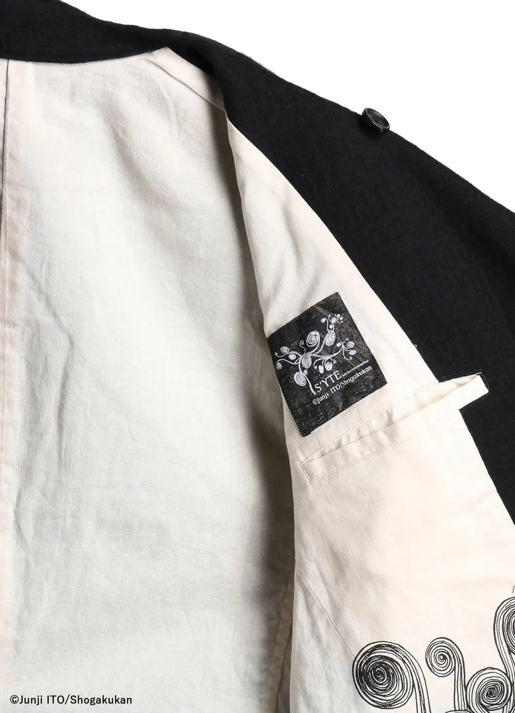 S'yte × Junji Ito -Uzumaki- Kirie And Azami Printed Reversible Jacket