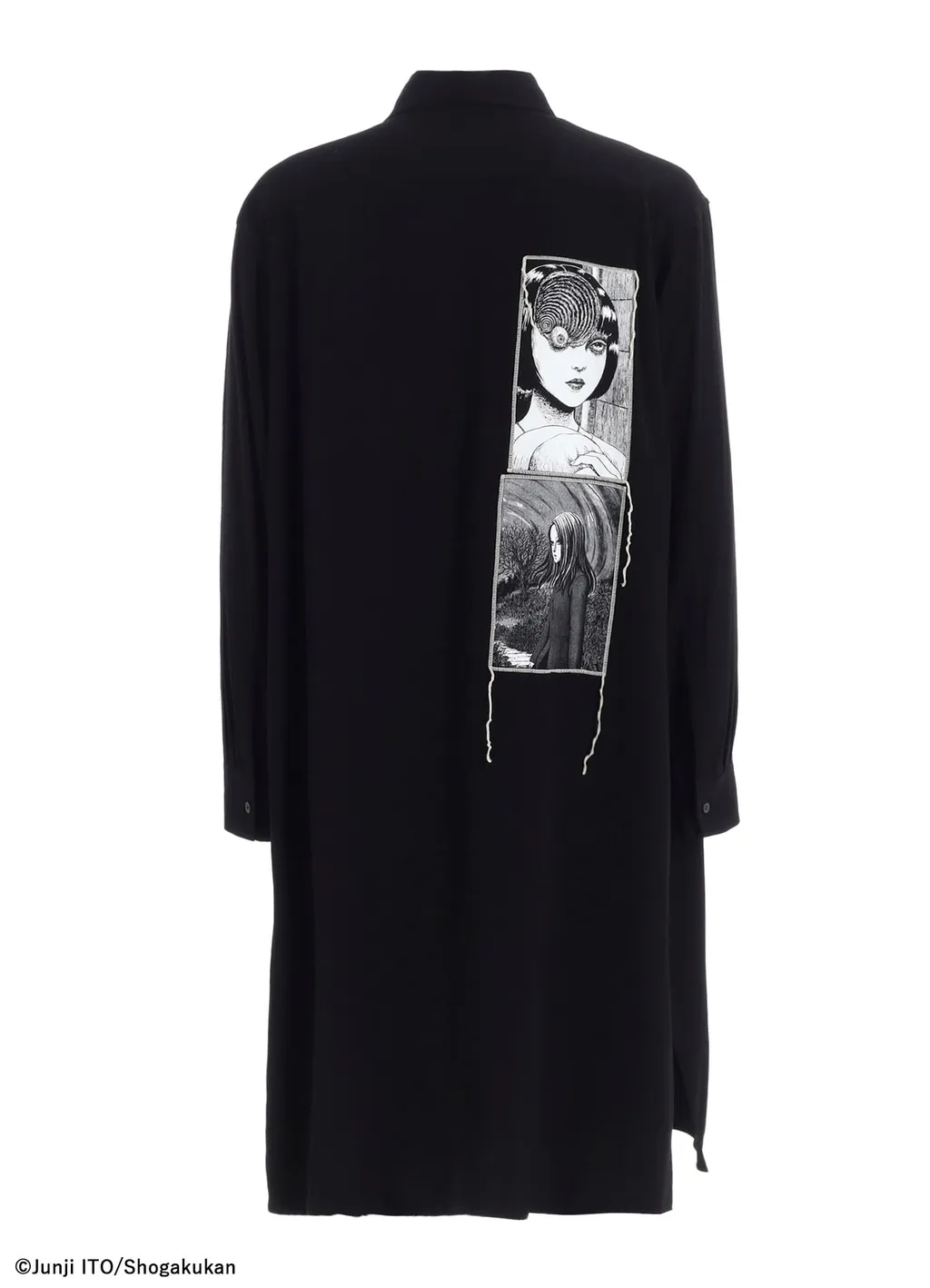 S'yte × Junji Ito -Uzumaki- Printed Patch Omnibus Long Shirt