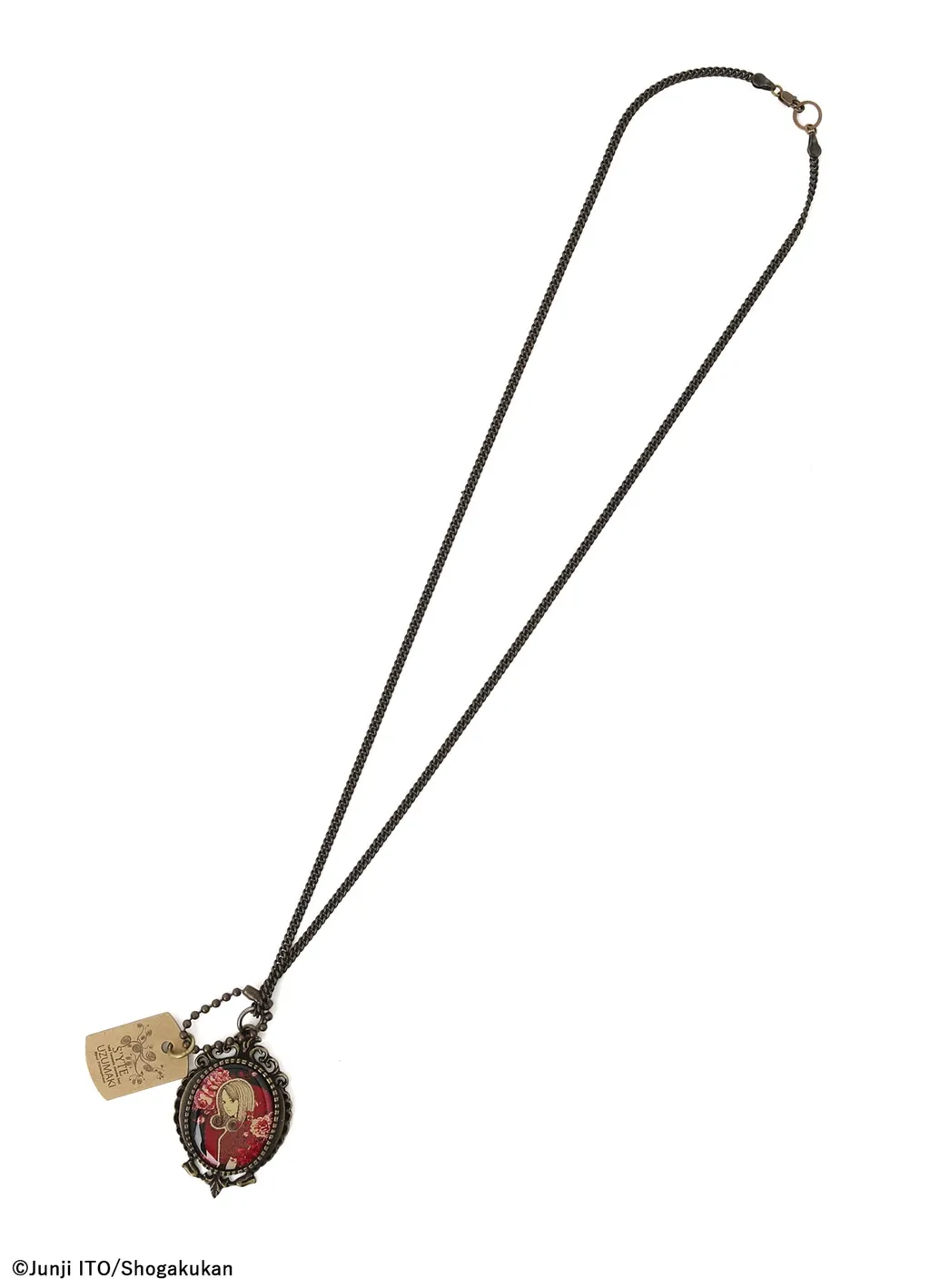 S'yte × Junji Ito -Uzumaki- Flower And Kirie Cameo Necklace