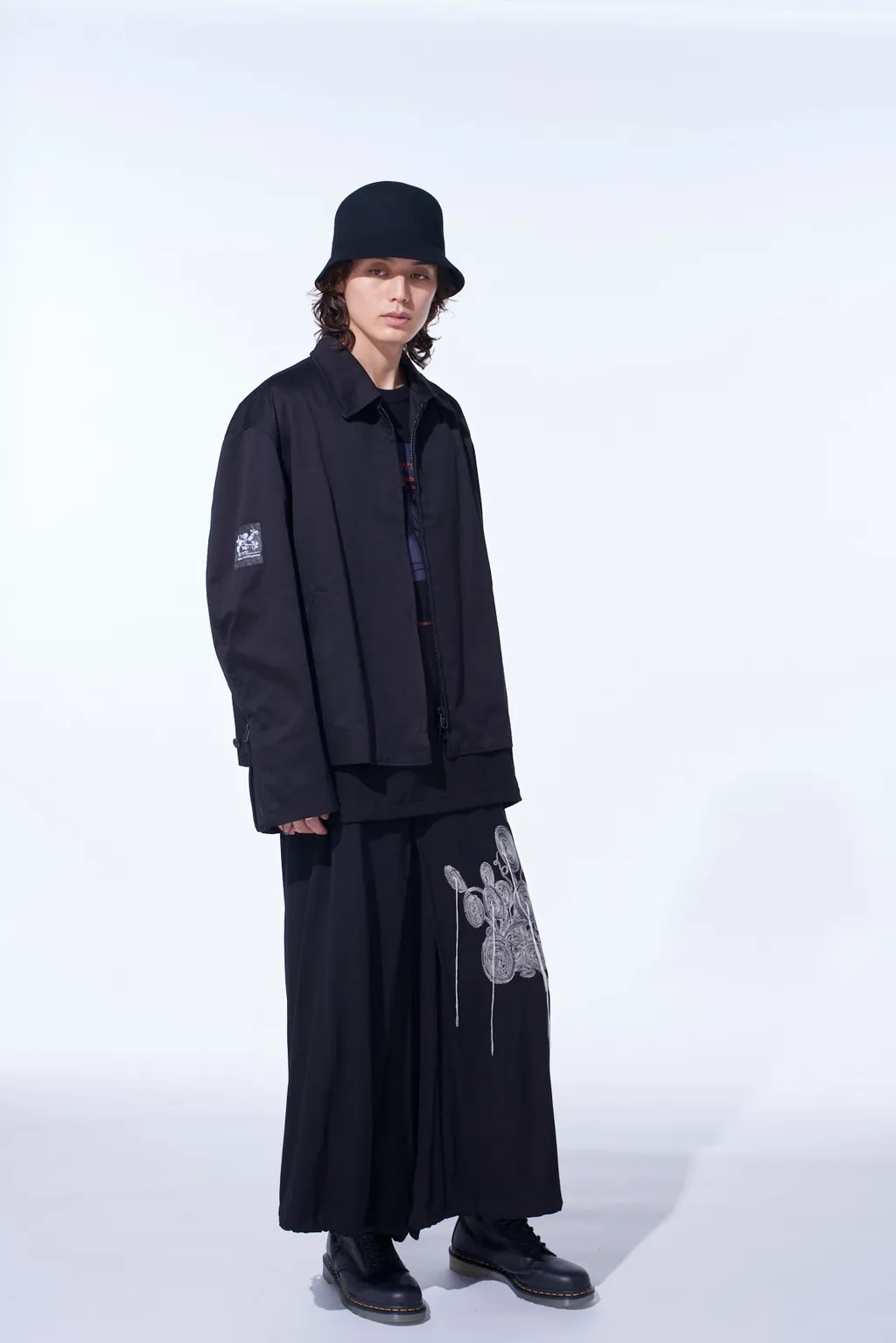 S'yte × Junji Ito -Uzumaki- Kirie Embroidery Zipper Blouson