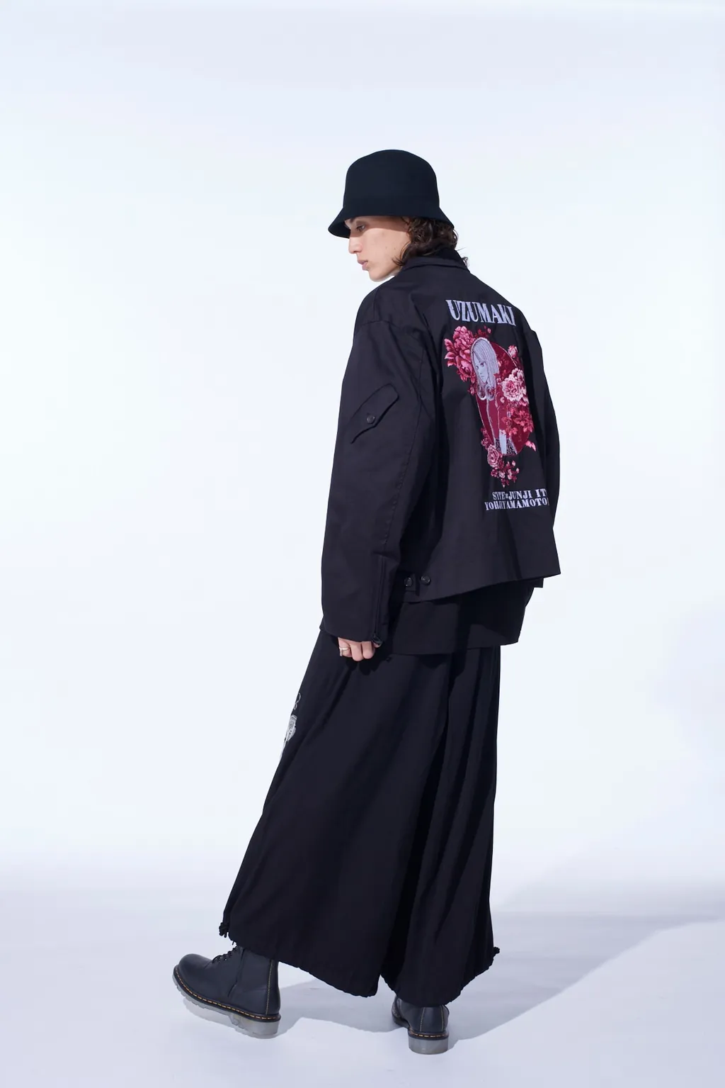 S'yte × Junji Ito -Uzumaki- Kirie Embroidery Zipper Blouson