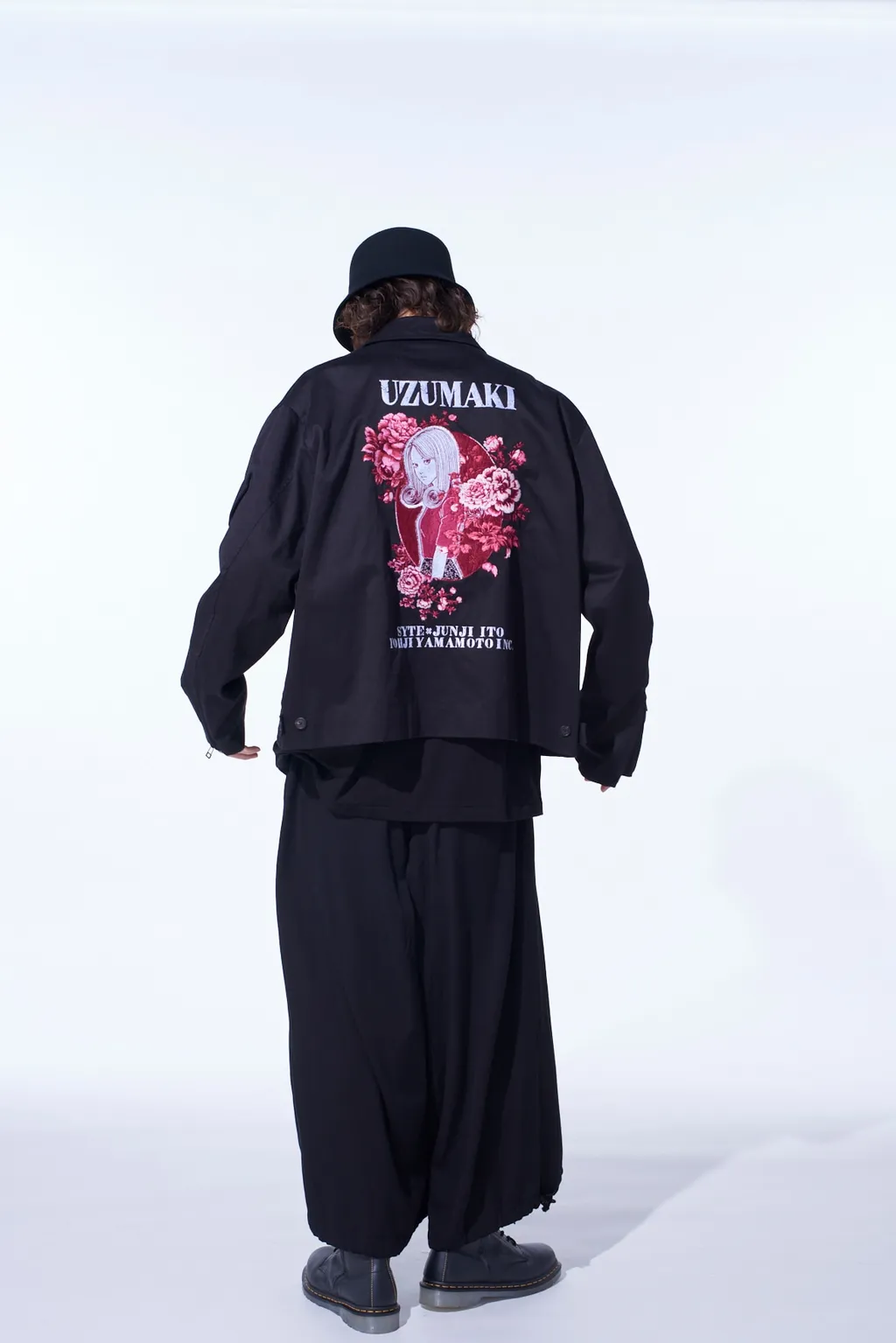 S'yte × Junji Ito -Uzumaki- Kirie Embroidery Zipper Blouson