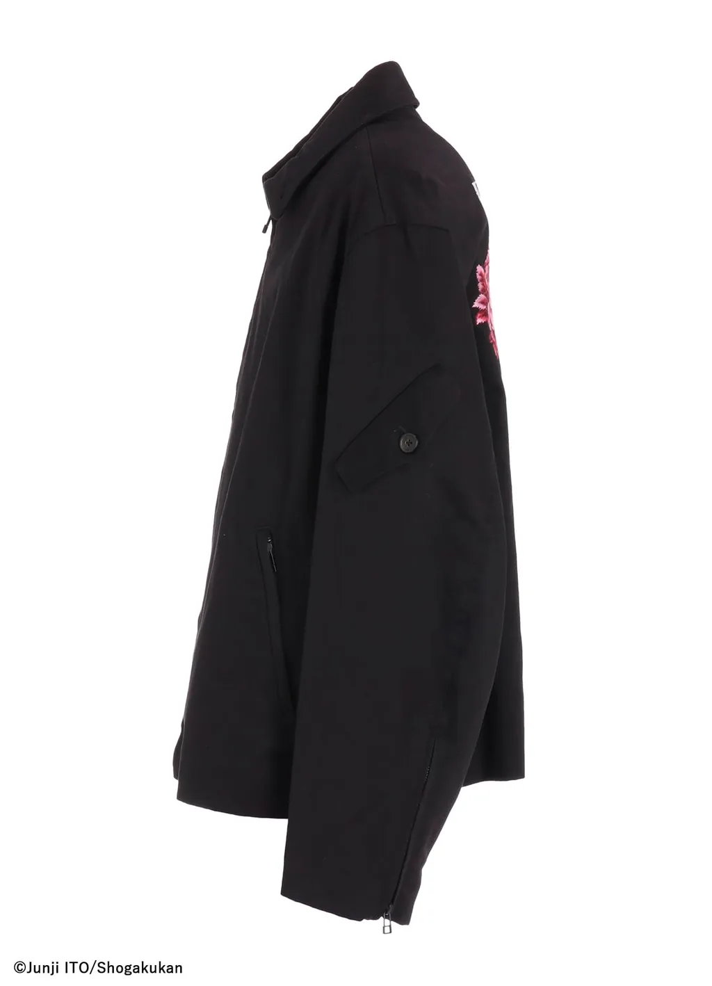 S'yte × Junji Ito -Uzumaki- Kirie Embroidery Zipper Blouson