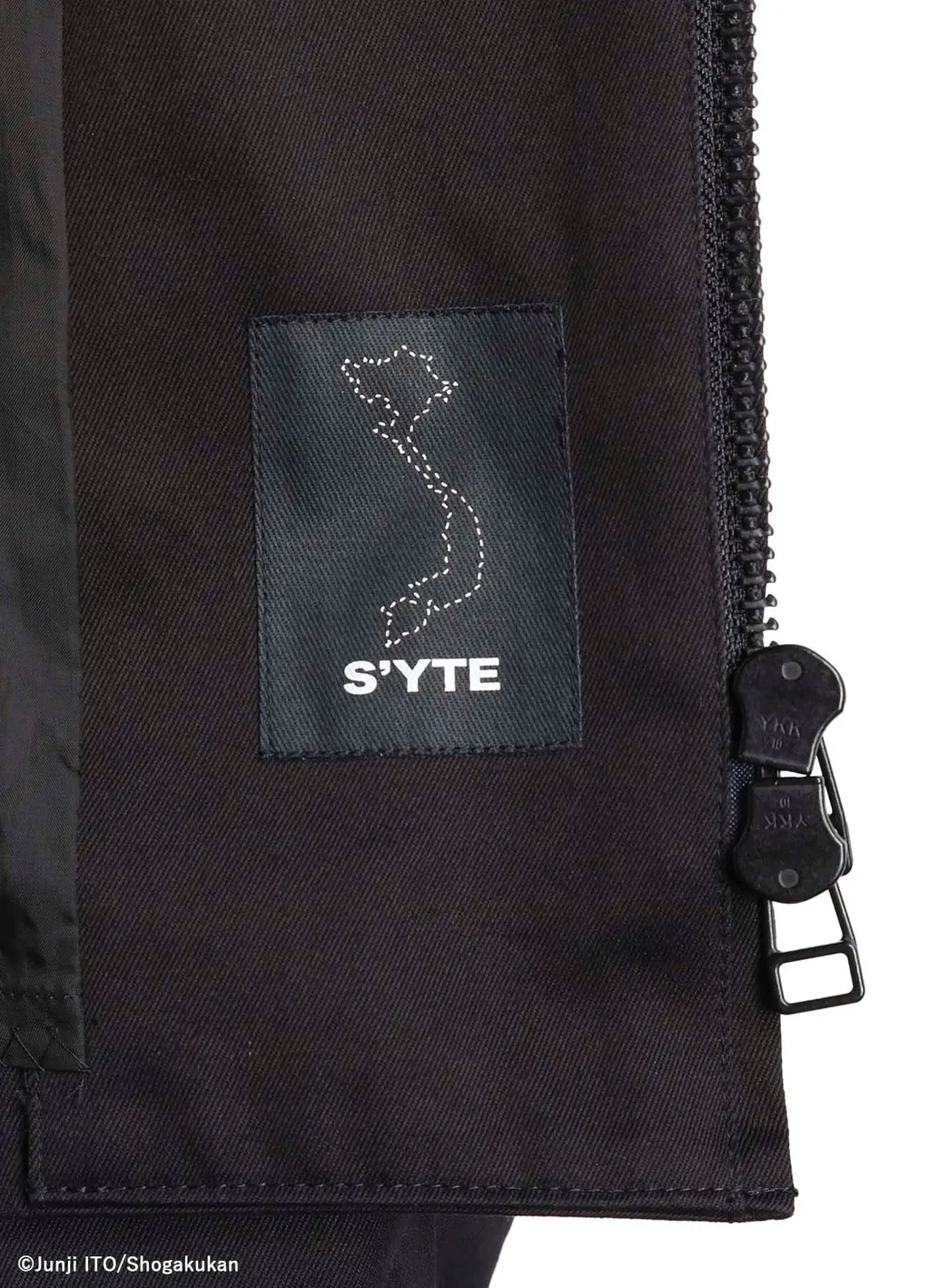 S'yte × Junji Ito -Uzumaki- Kirie Embroidery Zipper Blouson