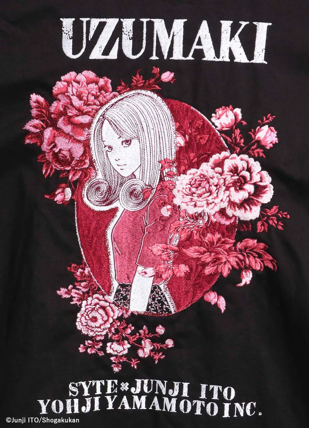 S'yte × Junji Ito -Uzumaki- Kirie Embroidery Zipper Blouson