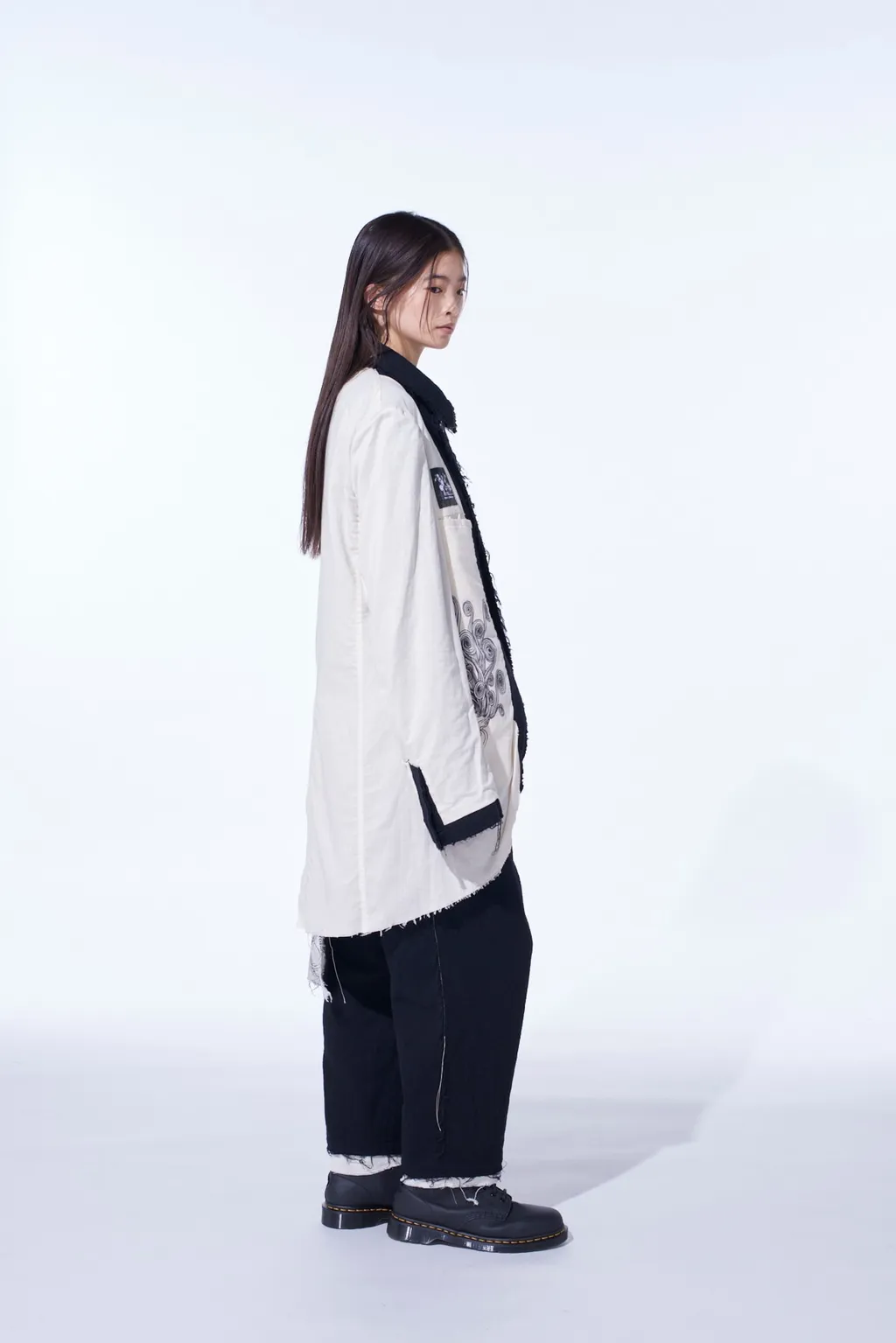 S'yte × Junji Ito -Uzumaki- Kirie Printed Wrap Skirt Pants