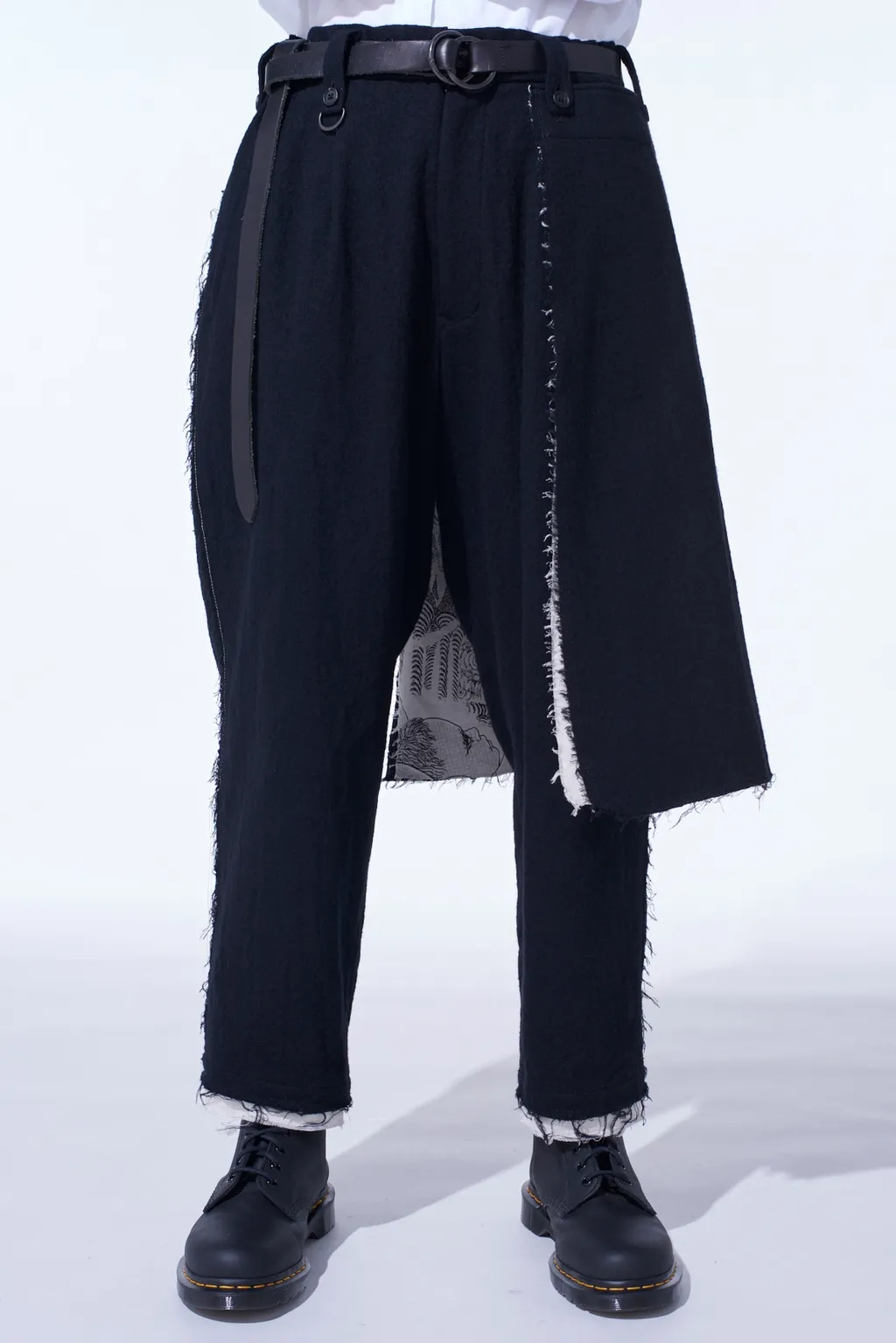 S'yte × Junji Ito -Uzumaki- Kirie Printed Wrap Skirt Pants