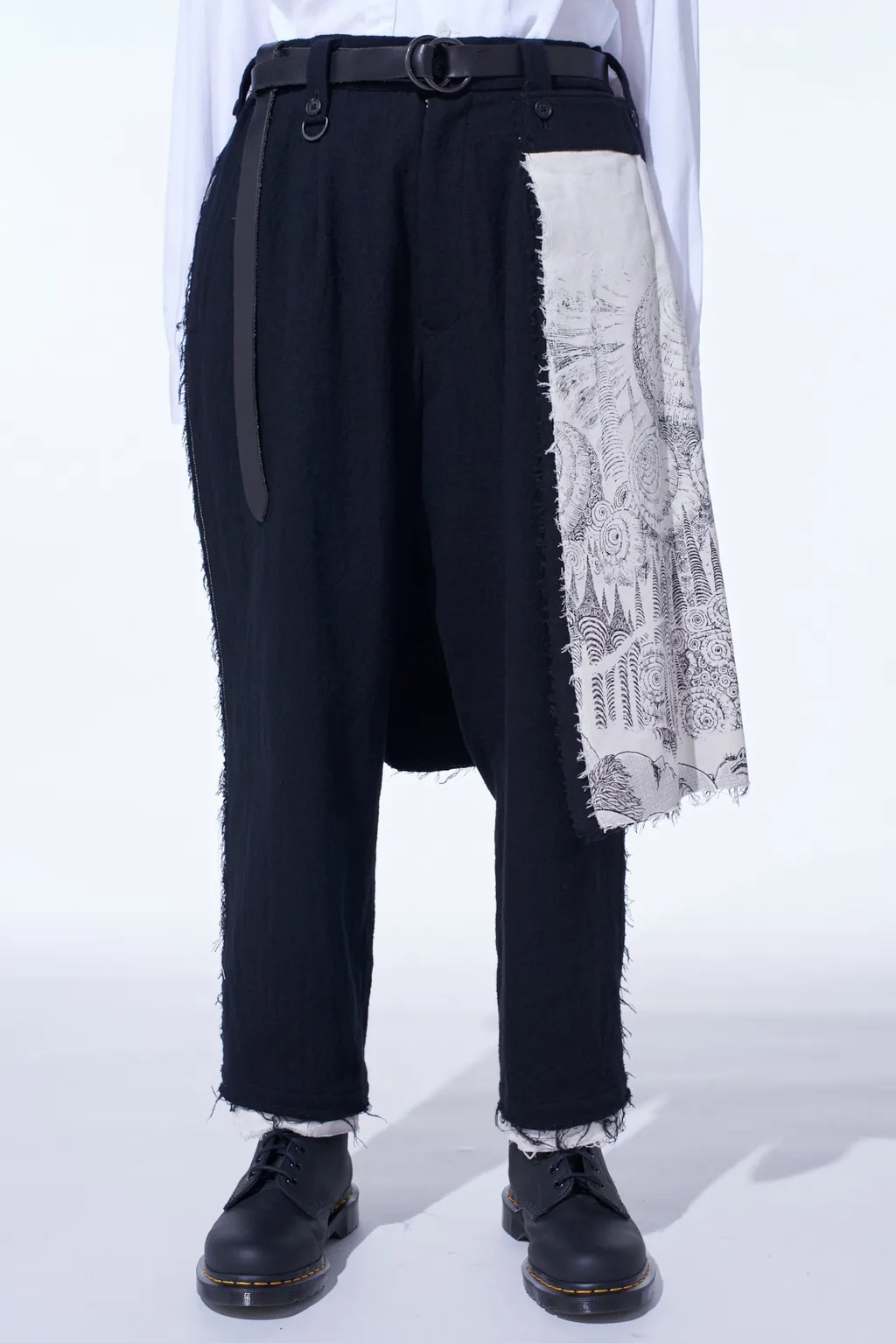 S'yte × Junji Ito -Uzumaki- Kirie Printed Wrap Skirt Pants