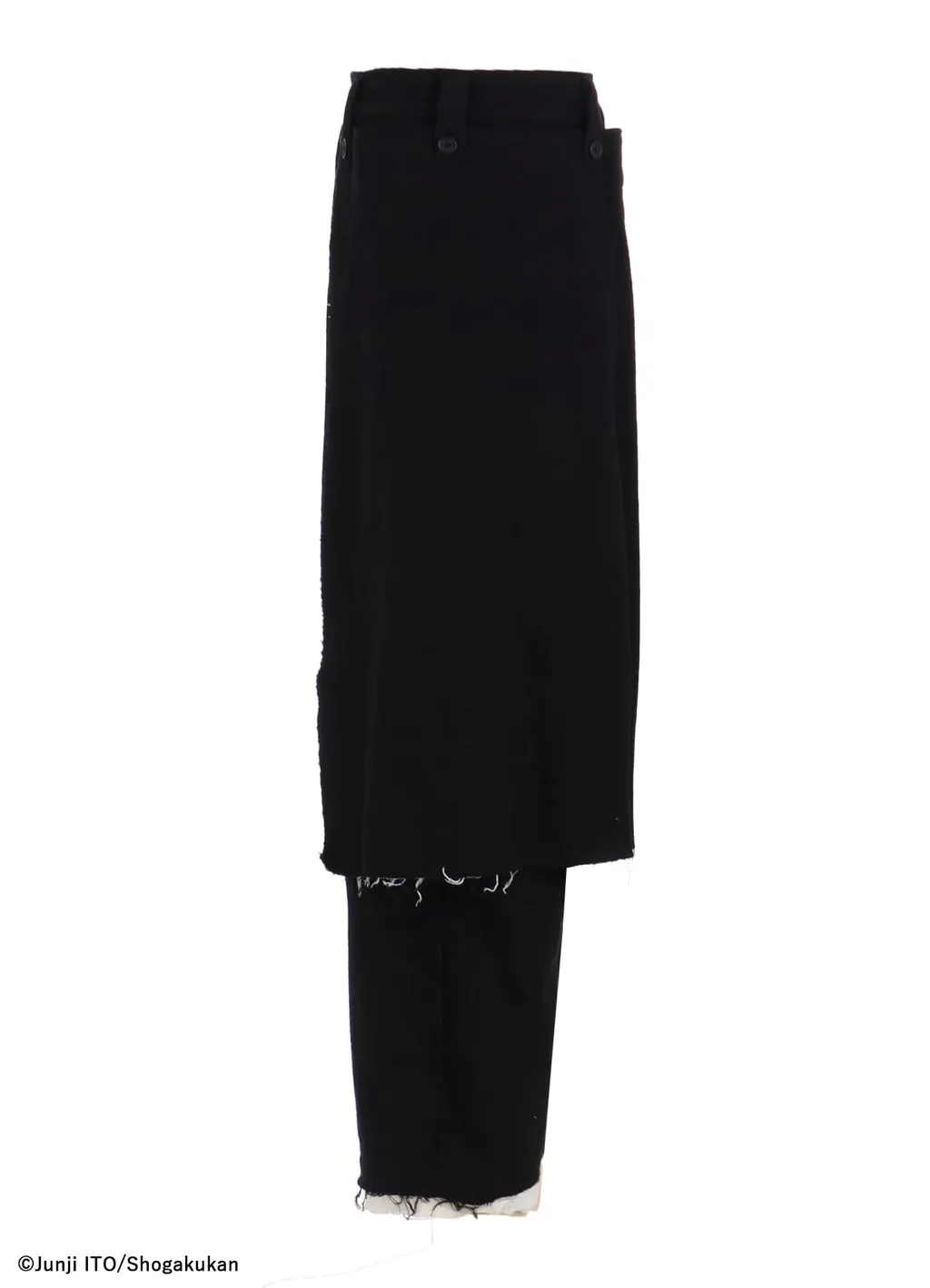 S'yte × Junji Ito -Uzumaki- Kirie Printed Wrap Skirt Pants