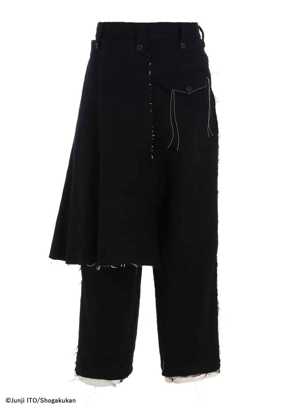 S'yte × Junji Ito -Uzumaki- Kirie Printed Wrap Skirt Pants