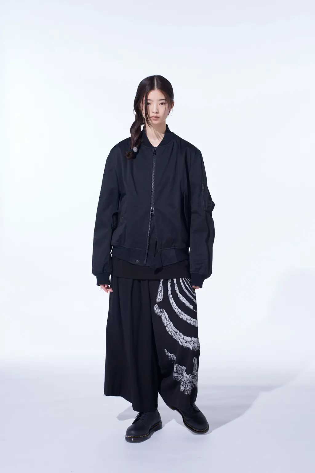 S'yte × Junji Ito -Uzumaki- Azami Embroidery Bomber Jacket