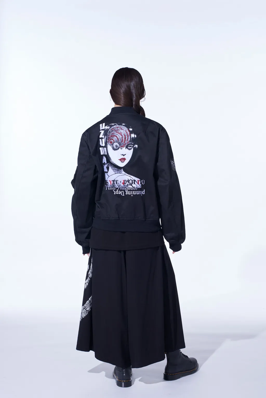S'yte × Junji Ito -Uzumaki- Azami Embroidery Bomber Jacket