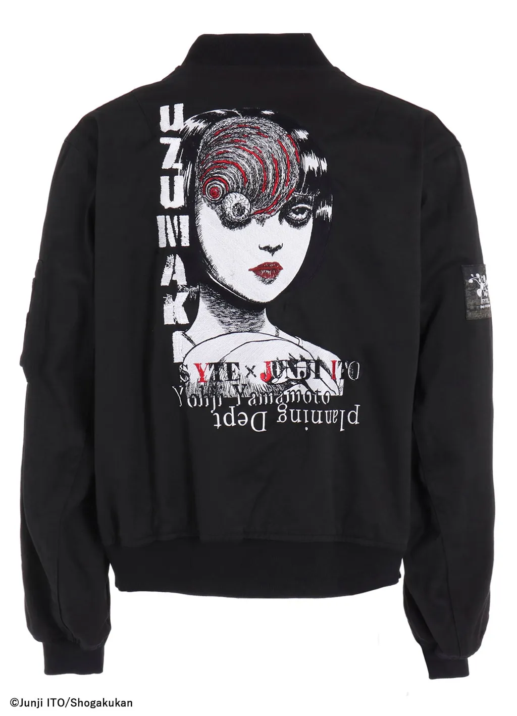 S'yte × Junji Ito -Uzumaki- Azami Embroidery Bomber Jacket