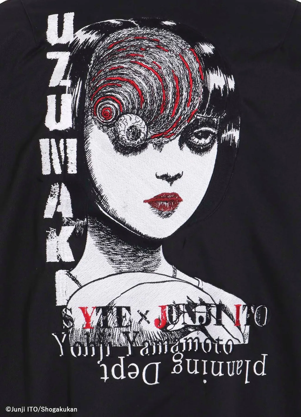 S'yte × Junji Ito -Uzumaki- Azami Embroidery Bomber Jacket