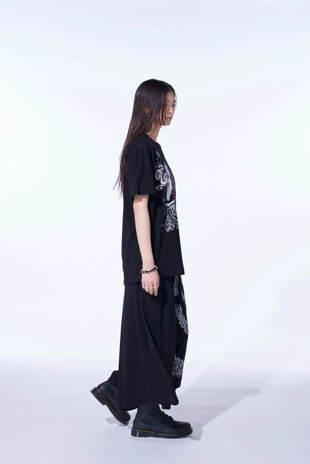 S'yte × Junji Ito -Uzumaki- Kirie’S Spiral Dress Graphic T-Shirt