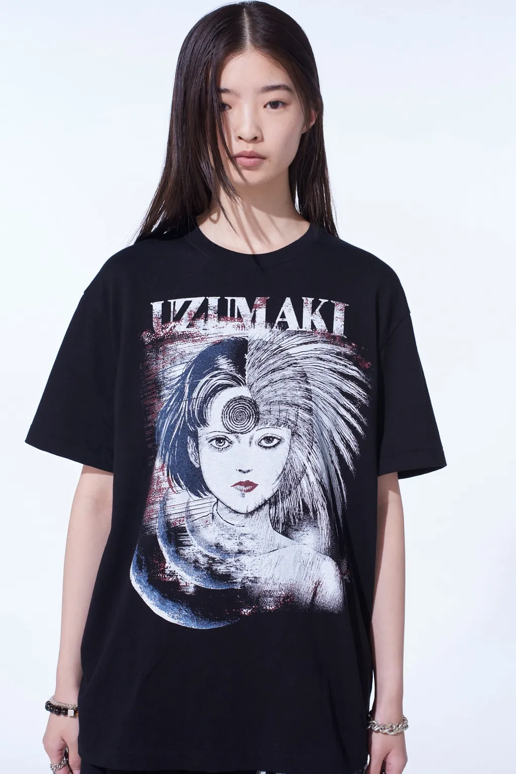 S'yte × Junji Ito -Uzumaki- Azami Collage Graphic T-Shirt