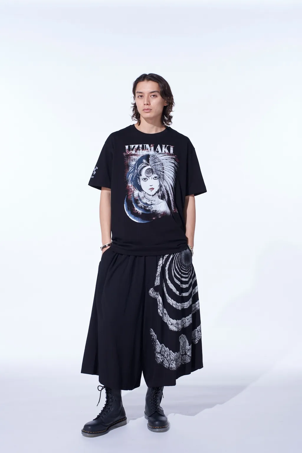 S'yte × Junji Ito -Uzumaki- Azami Collage Graphic T-Shirt