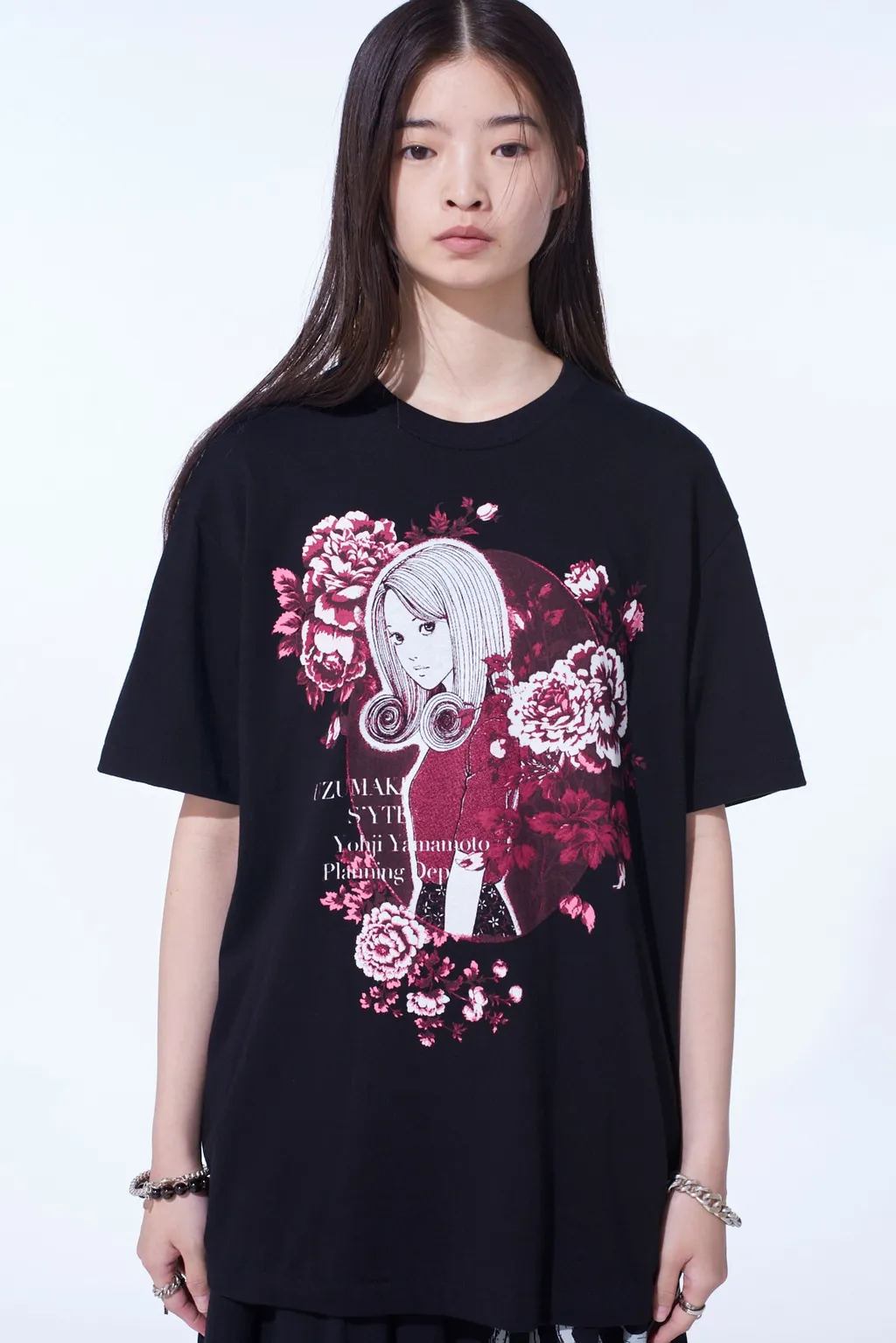 S'yte × Junji Ito -Uzumaki- Flower And Kirie Graphic T-Shirt
