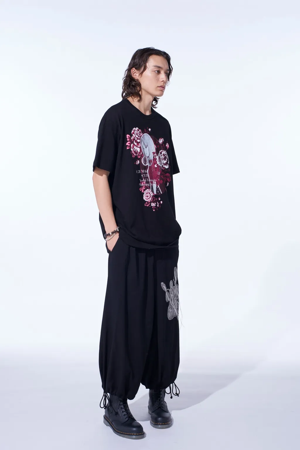 S'yte × Junji Ito -Uzumaki- Flower And Kirie Graphic T-Shirt