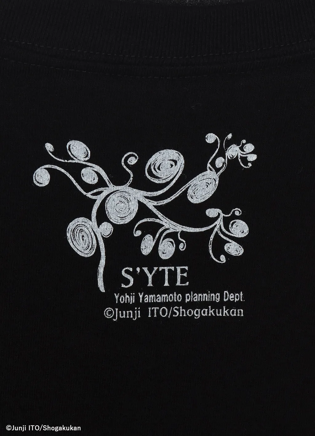 S'yte × Junji Ito -Uzumaki- Flower And Kirie Graphic T-Shirt