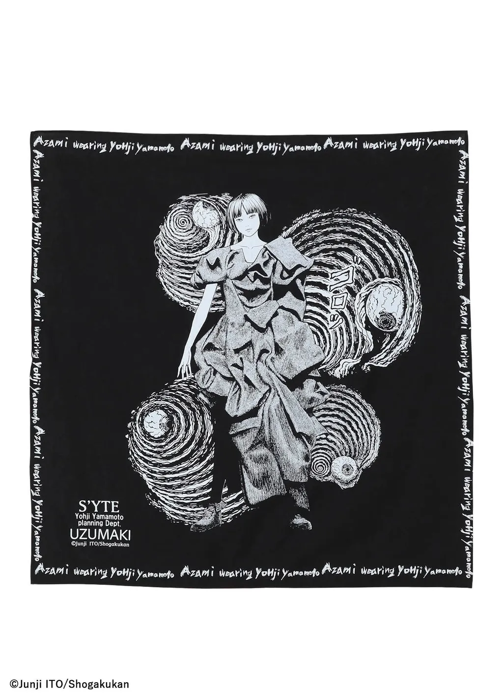 S'yte × Junji Ito -Uzumaki- Azami Wearing Yohji Yamamoto Scarf