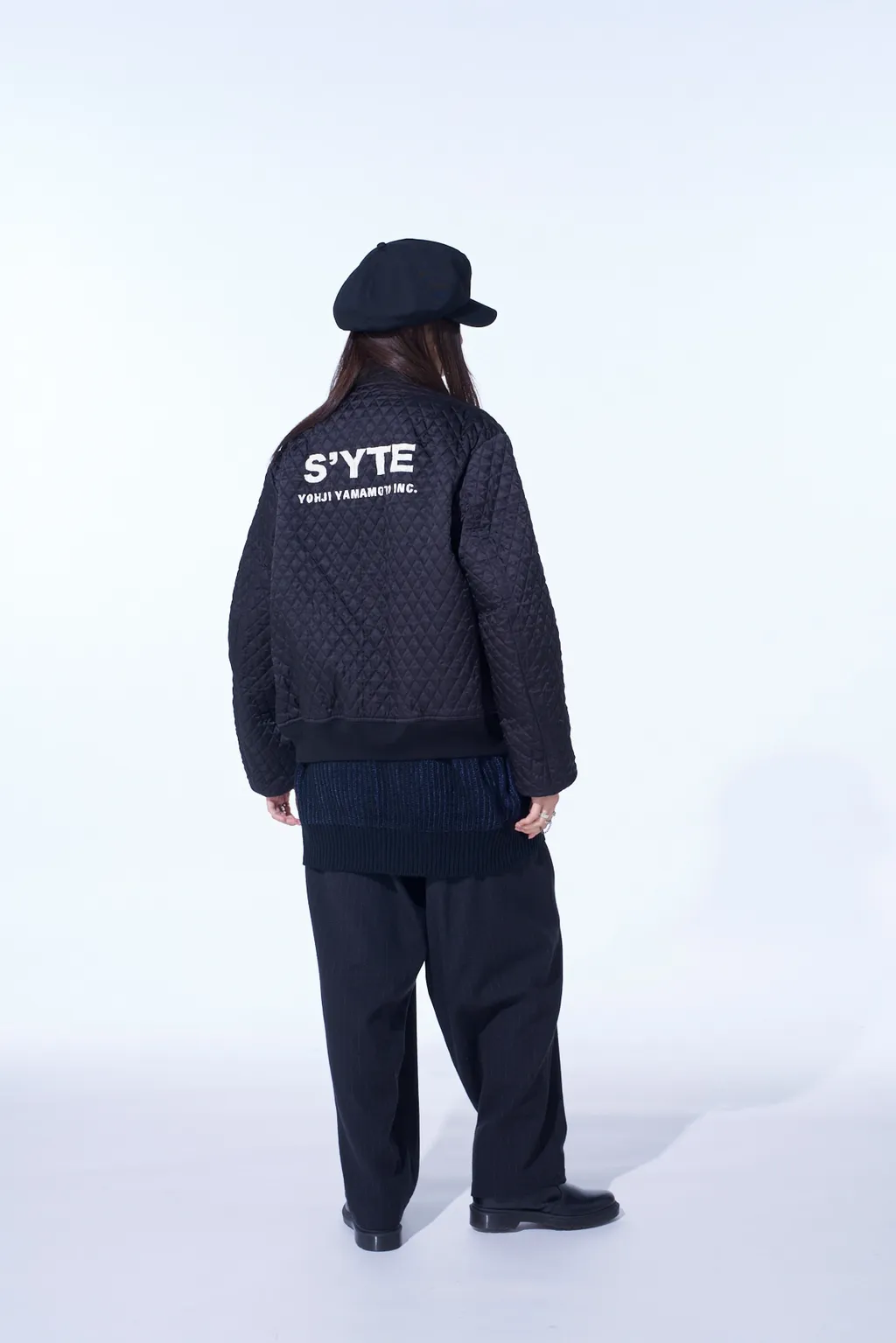 Nylon Twill Reversible Bomber Jacket