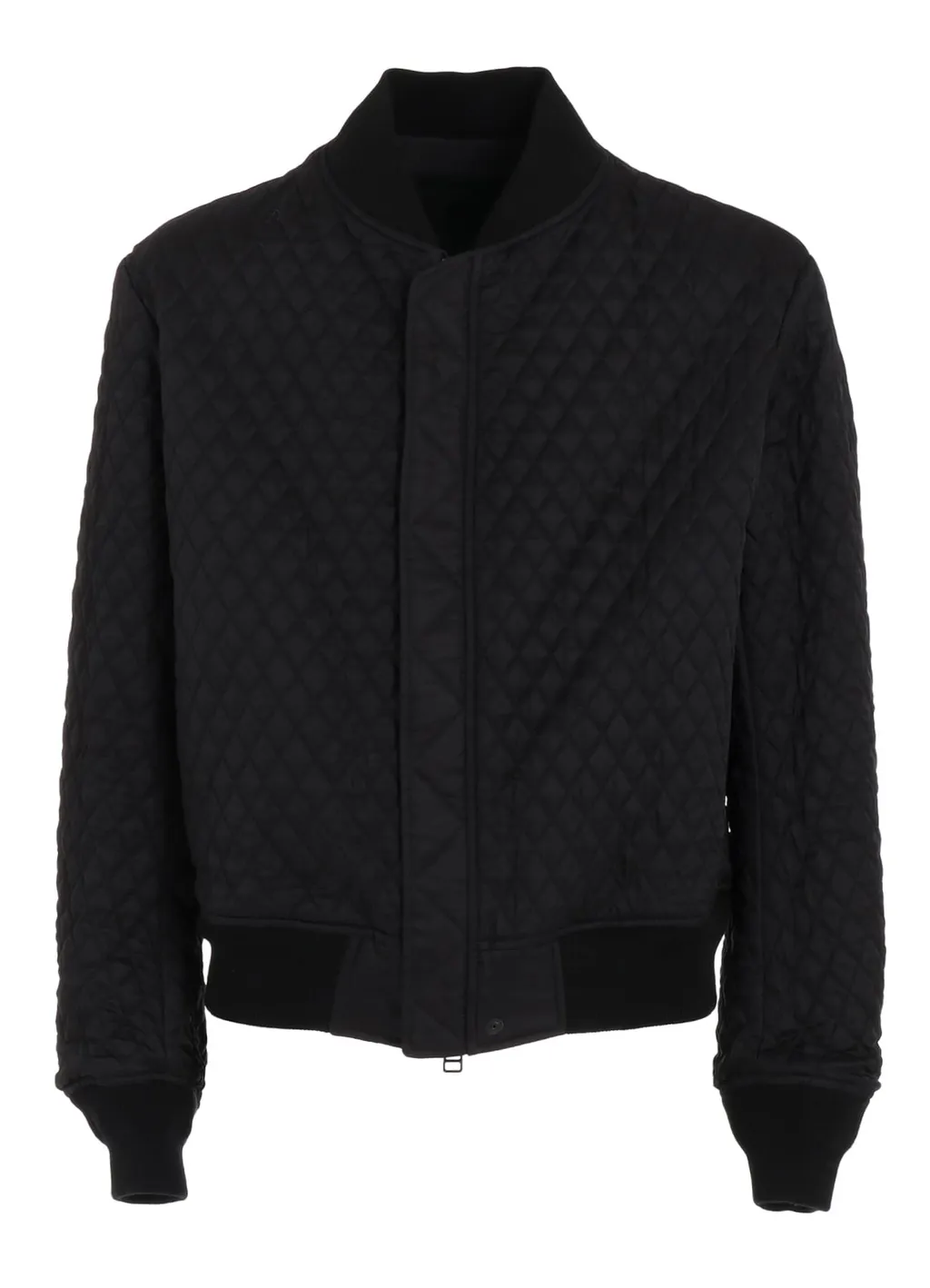 Nylon Twill Reversible Bomber Jacket