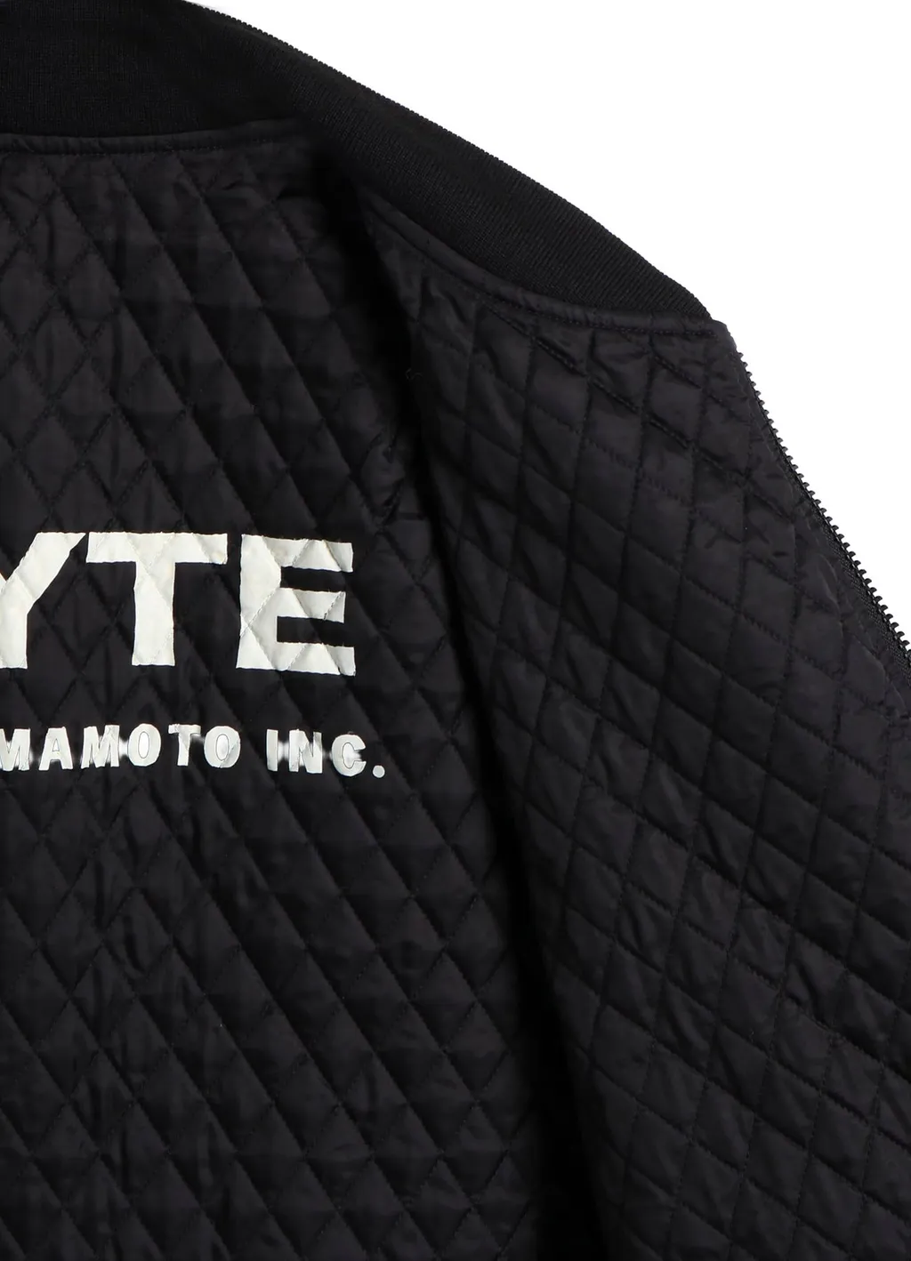 Nylon Twill Reversible Bomber Jacket