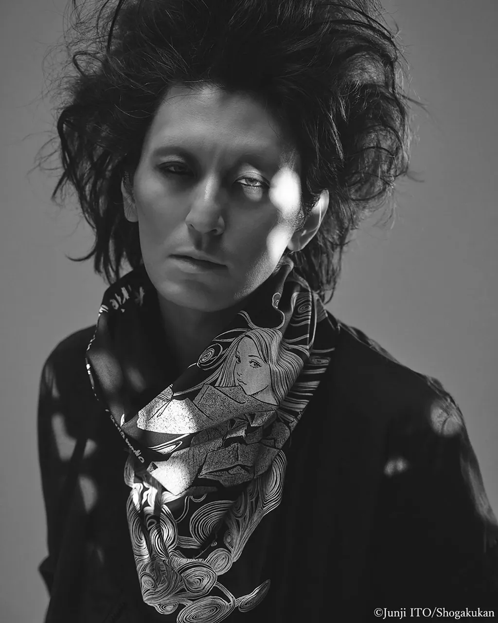 S'yte × Junji Ito -Uzumaki- Kirie Wearing Yohji Yamamoto Scarf