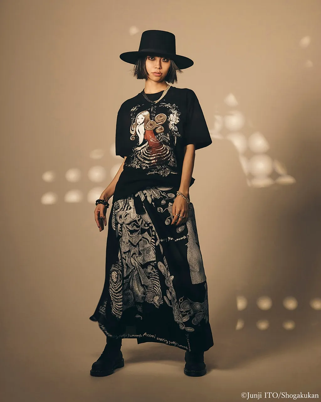 S'yte × Junji Ito -Uzumaki- Kirie Wearing Yohji Yamamoto Scarf