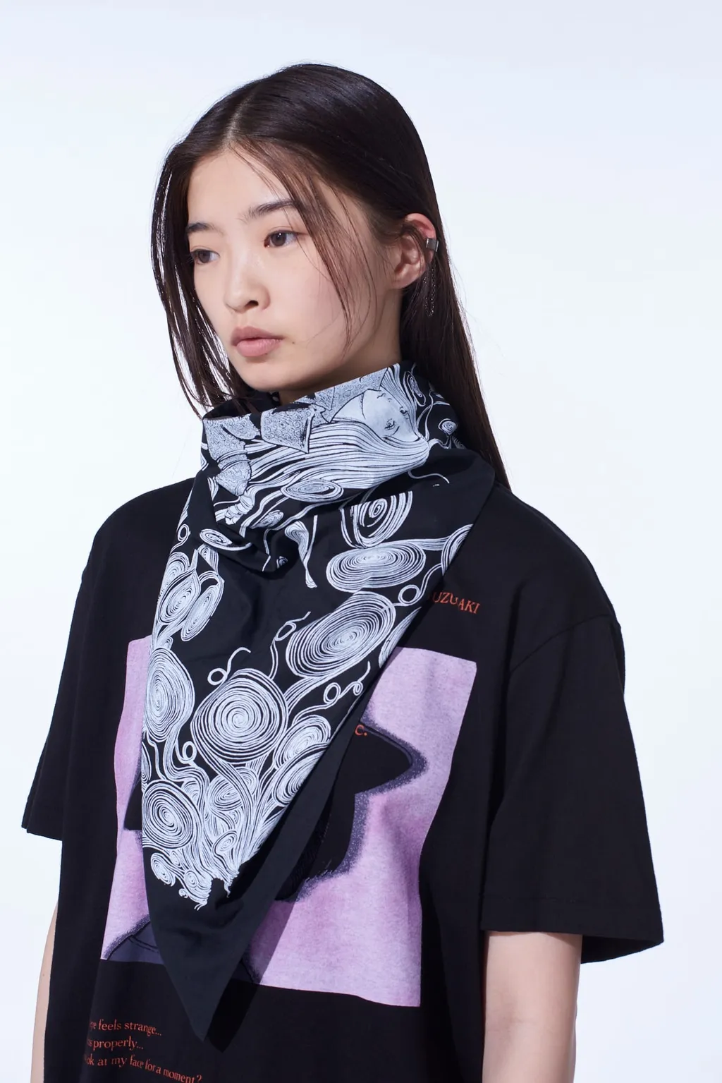 S'yte × Junji Ito -Uzumaki- Kirie Wearing Yohji Yamamoto Scarf