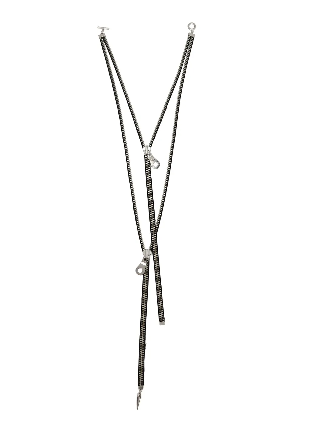 Layered Zipper Necklace