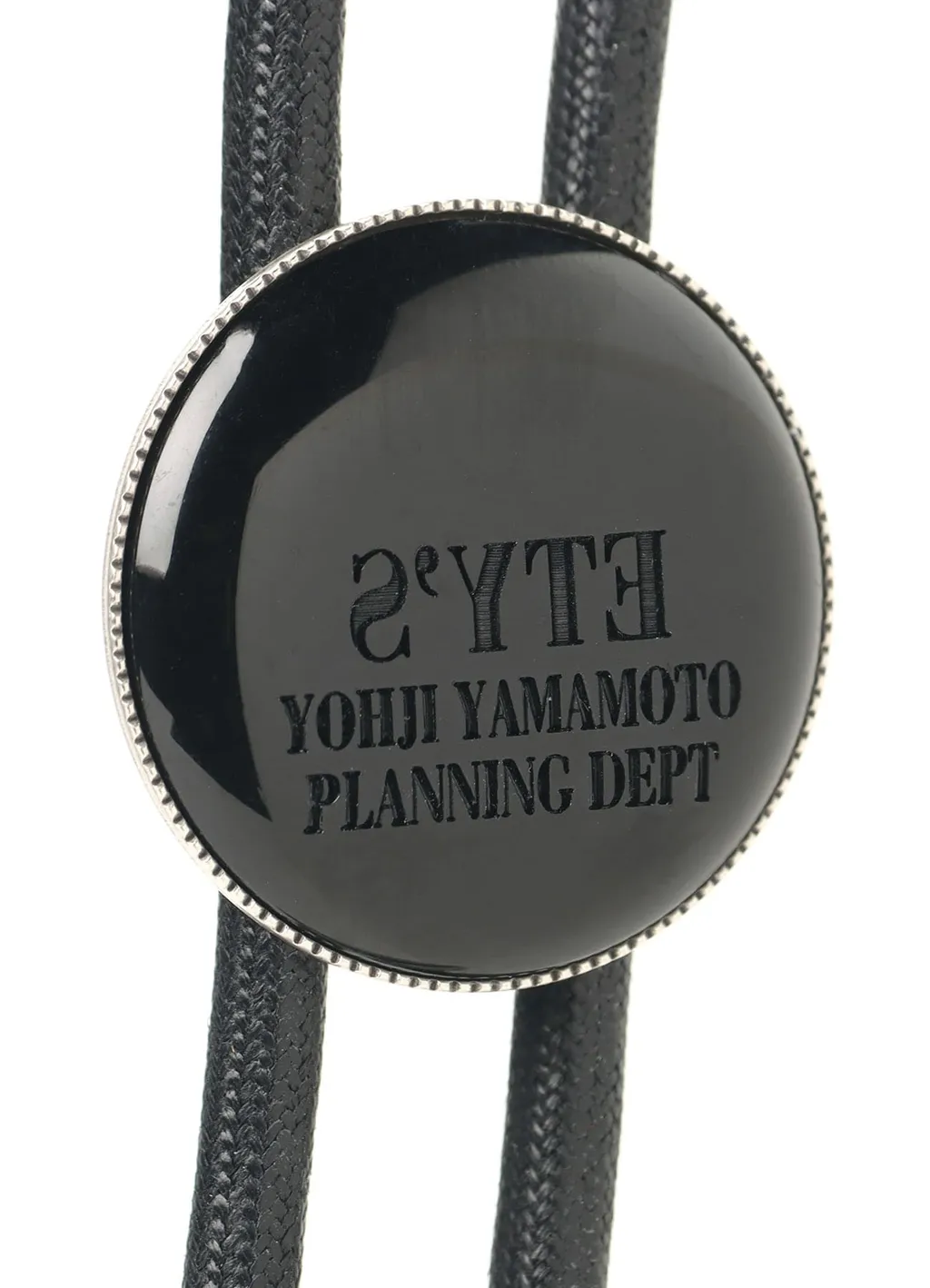 Brass Logo Motif Loop Tie