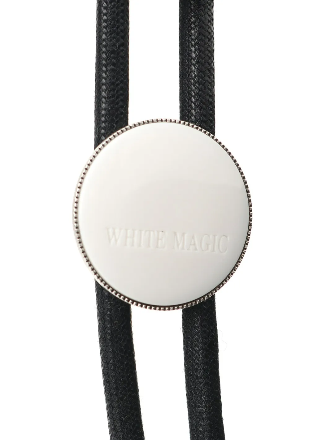 Brass Logo Motif Loop Tie