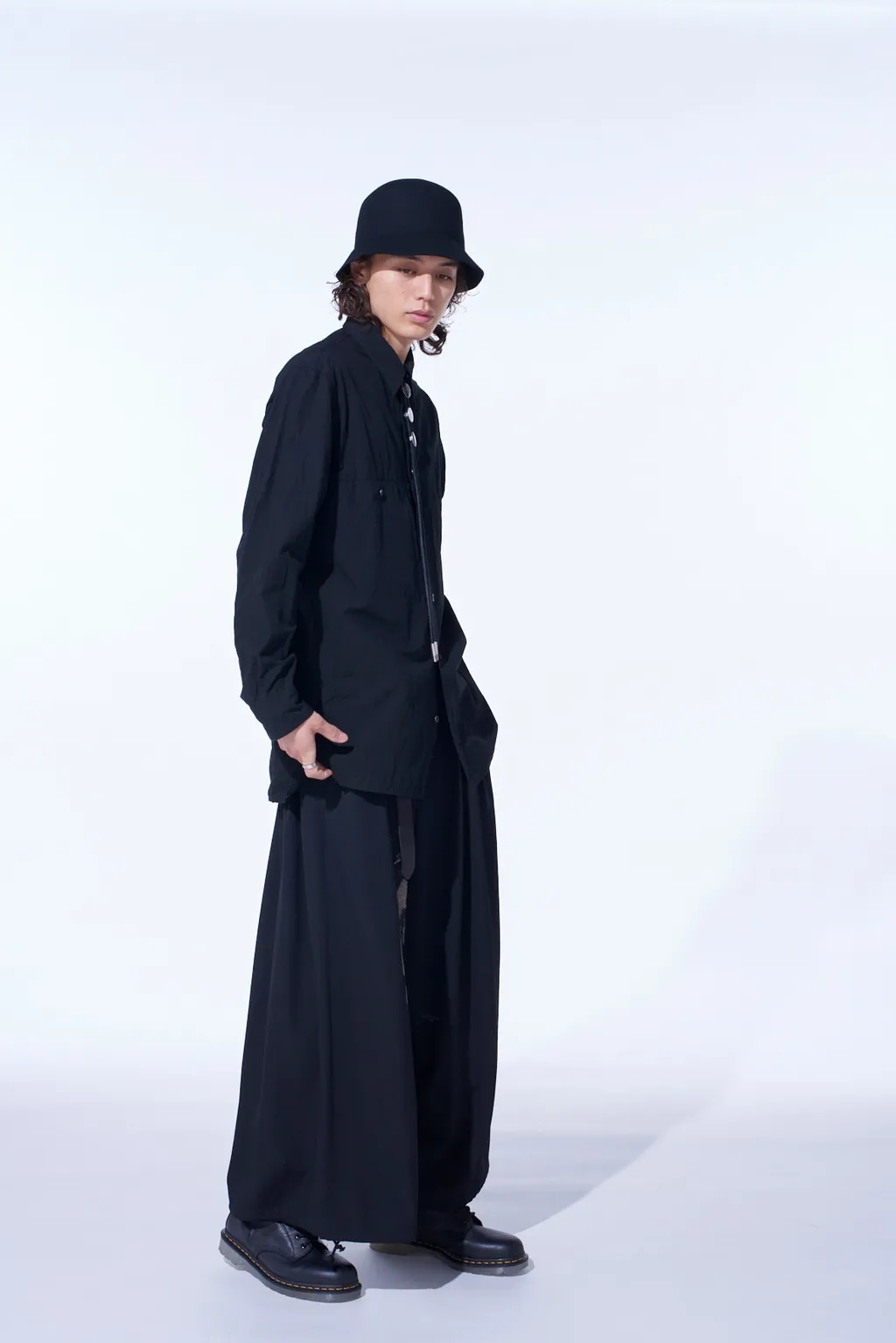 Cotton Linen Single Welt Pocket Shirt