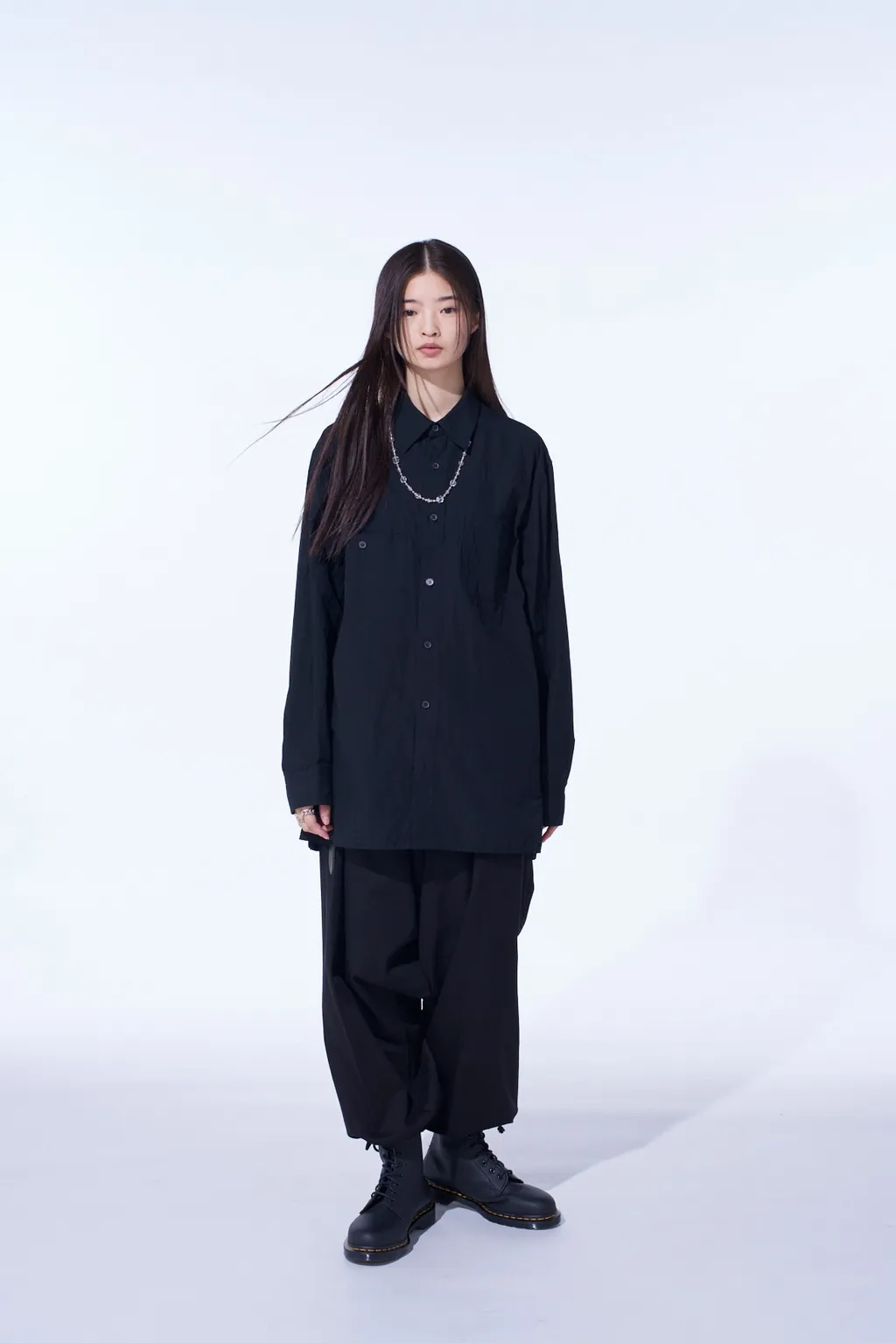 Cotton Linen Single Welt Pocket Shirt