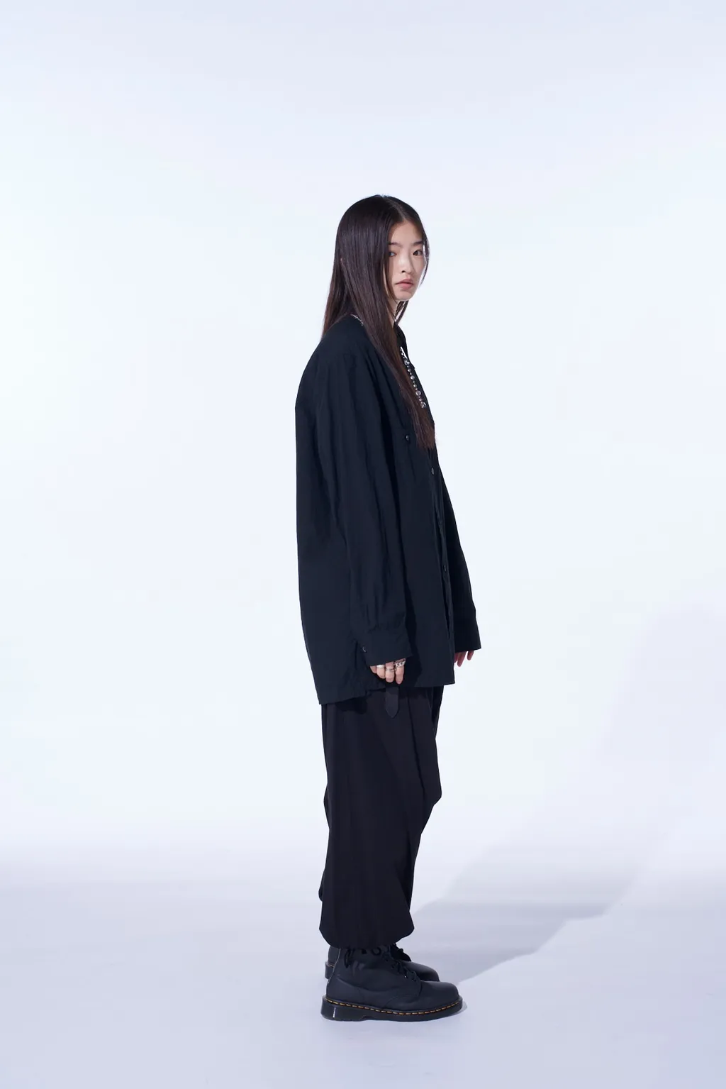 Cotton Linen Single Welt Pocket Shirt