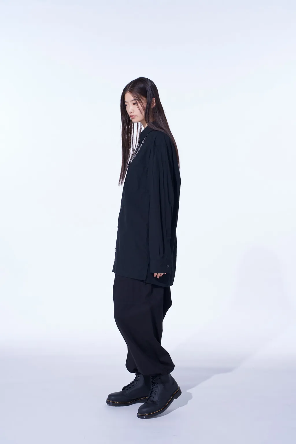 Cotton Linen Single Welt Pocket Shirt