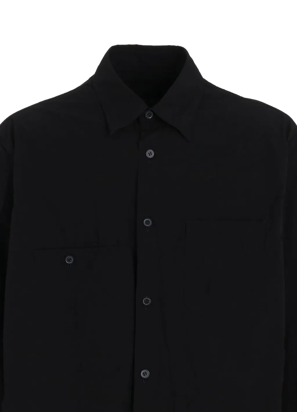 Cotton Linen Single Welt Pocket Shirt