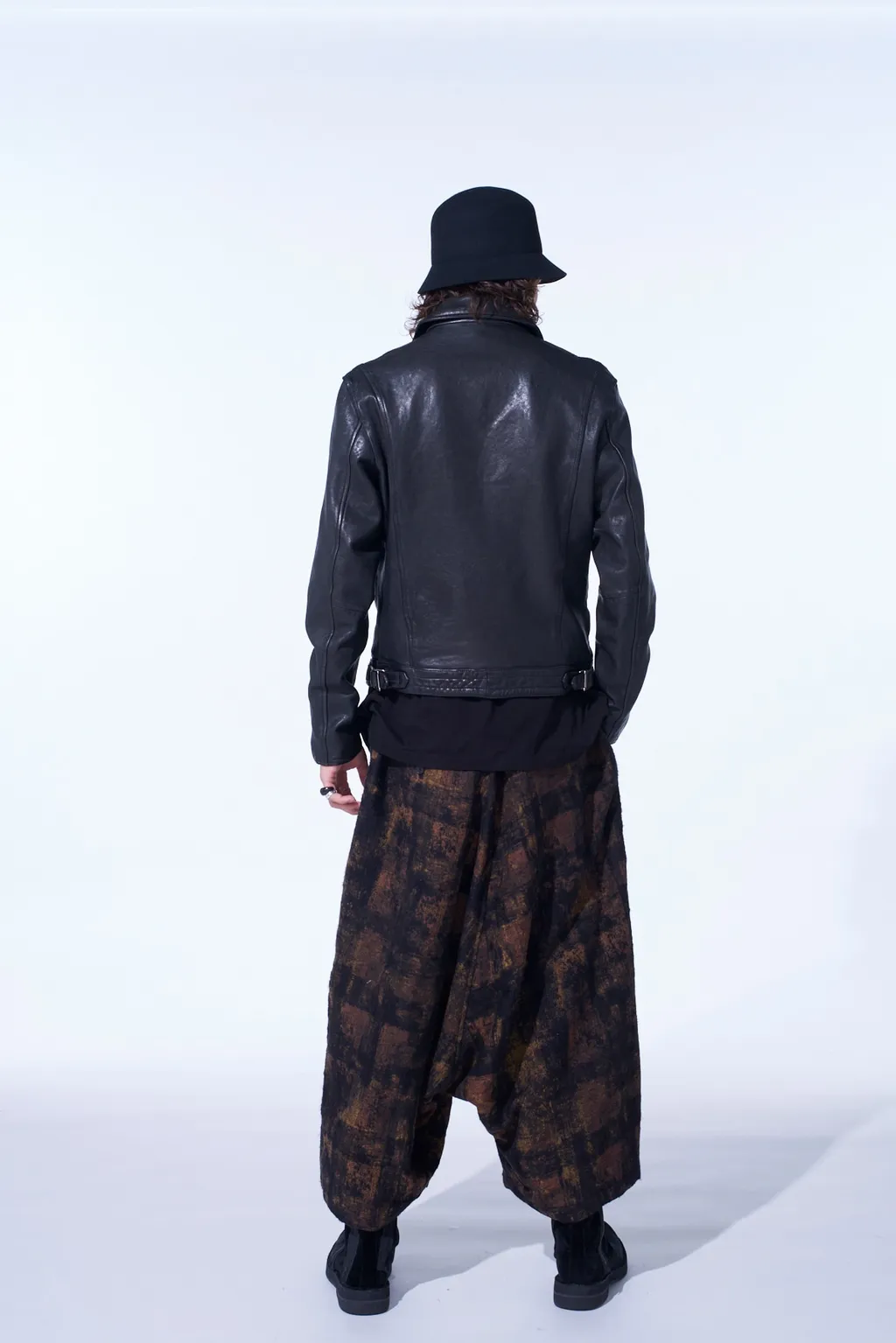 Washed Sheep Leather Classic Double Riders Jacket