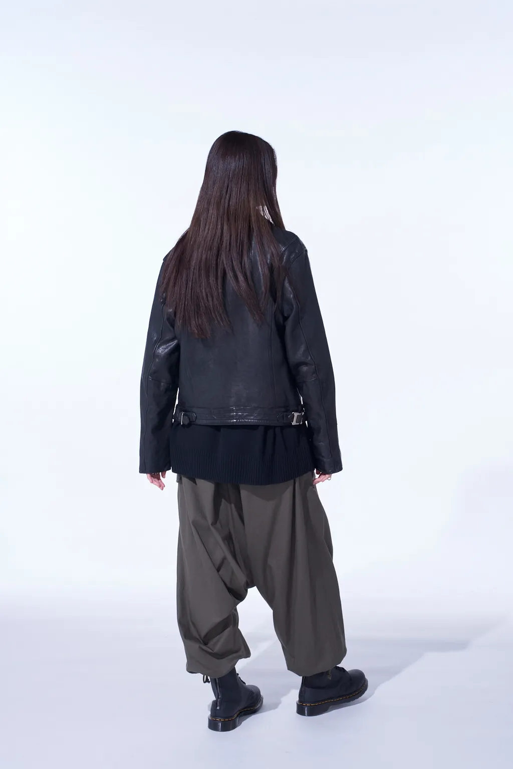Washed Sheep Leather Classic Double Riders Jacket